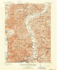 1911 Map of Sciotoville, 1952 Print