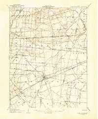 1907 Map of South Charleston, 1943 Print