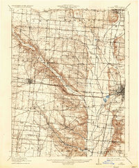 Download a high-resolution, GPS-compatible USGS topo map for St Paris, OH (1936 edition)