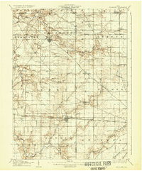 1906 Map of Crawford County, OH, 1932 Print