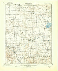 1907 Map of Thurston, 1960 Print