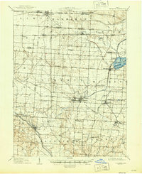1909 Map of Thurston, 1946 Print