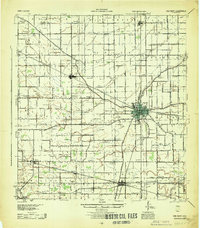 preview thumbnail of historical topo map of Van Wert, OH in 1944
