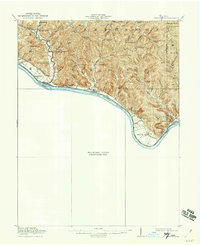 1919 Map of Vanceburg, 1938 Print