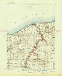 1903 Map of Vermilion, 1948 Print