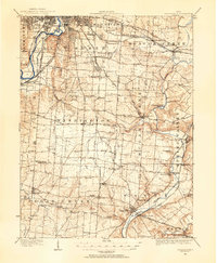1913 Map of Waynesville