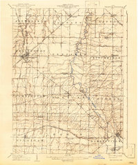 1906 Map of Wellington, 1942 Print