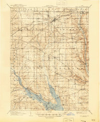 1908 Map of West Salem, 1946 Print
