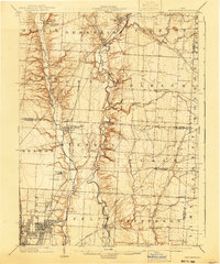 1904 Map of Westerville, 1941 Print