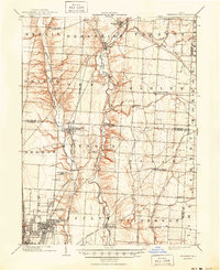 1904 Map of Westerville, 1950 Print