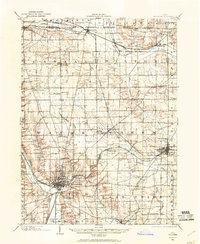 1901 Map of Wooster, 1961 Print