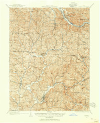 1904 Map of Zaleski, 1955 Print