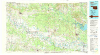1990 Map of Alleene, AR