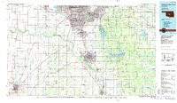 preview thumbnail of historical topo map of Cleveland County, OK in 1985