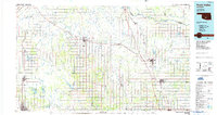 preview thumbnail of historical topo map of Pauls Valley, OK in 1986