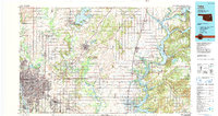 preview thumbnail of historical topo map of Tulsa, OK in 1985