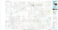 preview thumbnail of historical topo map of Woodward, OK in 1985