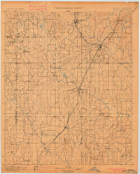 1900 Map of Atoka