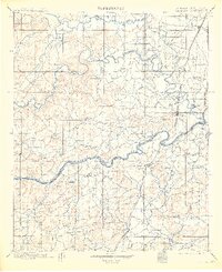 1900 Map of Canadian, 1913 Print