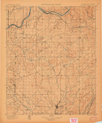 1900 Map of Coalgate