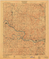 1915 Map of Hominy