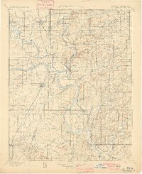 1901 Map of Muscogee