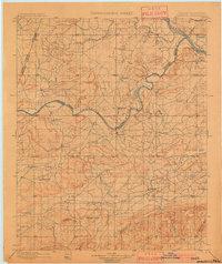preview thumbnail of historical topo map of Haskell County, OK in 1900