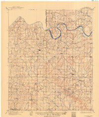 1901 Map of Stonewall, 1948 Print