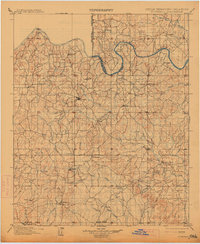 1901 Map of Stonewall, 1914 Print