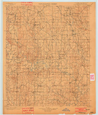 1901 Map of Tishomingo