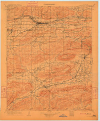 1909 Map of Tuskahoma