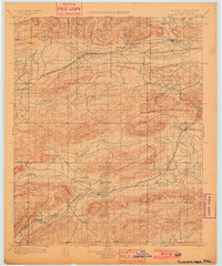 1901 Map of Tuskahoma