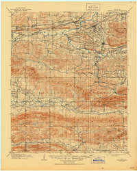 Download a high-resolution, GPS-compatible USGS topo map for Winding Stair, OK (1944 edition)
