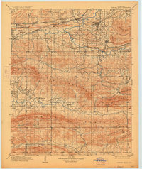 Download a high-resolution, GPS-compatible USGS topo map for Winding Stair, OK (1928 edition)