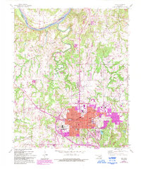 Download a high-resolution, GPS-compatible USGS topo map for Ada, OK (1993 edition)