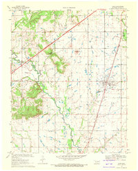 Download a high-resolution, GPS-compatible USGS topo map for Adair, OK (1971 edition)