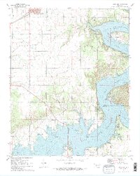 1971 Map of Afton NE, 1973 Print