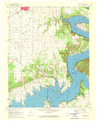 preview thumbnail of historical topo map of Ottawa County, OK in 1971