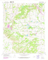 Download a high-resolution, GPS-compatible USGS topo map for Ahloso, OK (1979 edition)