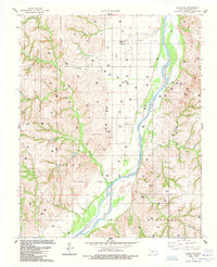 preview thumbnail of historical topo map of Dewey County, OK in 1985