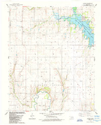 Download a high-resolution, GPS-compatible USGS topo map for Alfalfa, OK (1985 edition)