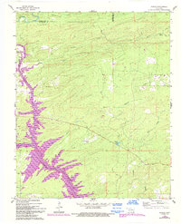 Download a high-resolution, GPS-compatible USGS topo map for Alikchi, OK (1993 edition)