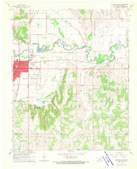 Download a high-resolution, GPS-compatible USGS topo map for Anadarko East, OK (1970 edition)