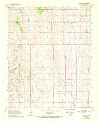 preview thumbnail of historical topo map of Grady County, OK in 1968