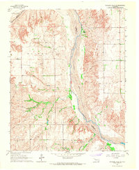 Download a high-resolution, GPS-compatible USGS topo map for Antelope Hills NE, OK (1967 edition)