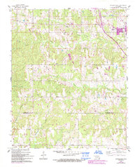 preview thumbnail of historical topo map of Pushmataha County, OK in 1961