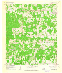 preview thumbnail of historical topo map of Pushmataha County, OK in 1961