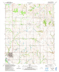 Download a high-resolution, GPS-compatible USGS topo map for Apache, OK (1992 edition)