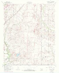1956 Map of Arbuckle Hill, 1973 Print