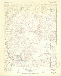 1949 Map of Arbuckle Hill, 1953 Print